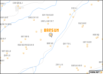 map of Barsum