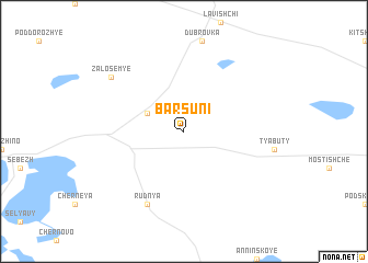 map of Barsuni