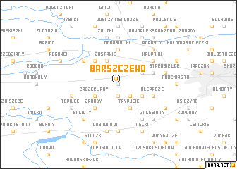 map of Barszczewo