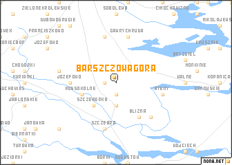 map of Barszczowa Góra