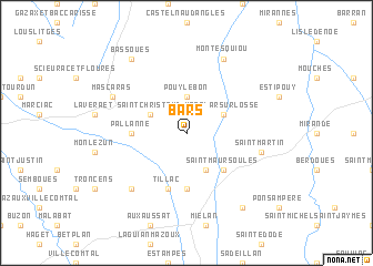 map of Bars