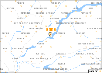 map of Bars