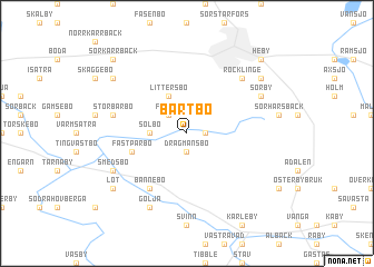 map of Bärtbo