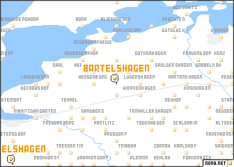 map of Bartelshagen