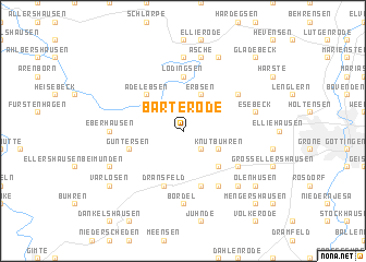 map of Barterode