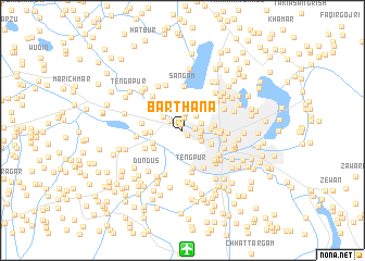 map of Barthana