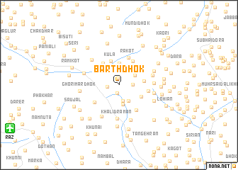 map of Barth Dhok