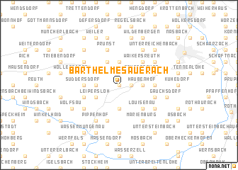 map of Barthelmesauerach