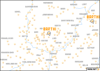 map of Barthi