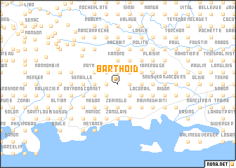 map of Barthoid