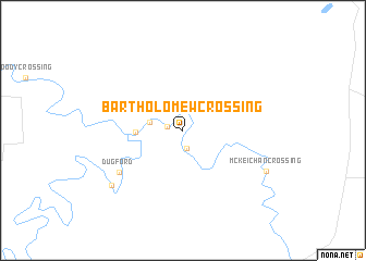 map of Bartholomew Crossing