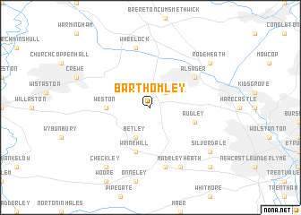 map of Barthomley