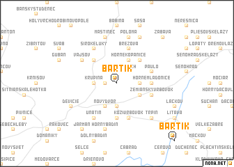 map of Bártik