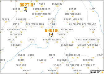 map of Bártik