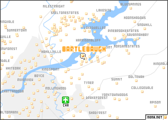 map of Bartlebaugh