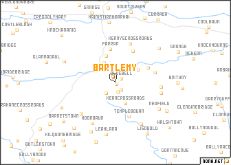 map of Bartlemy