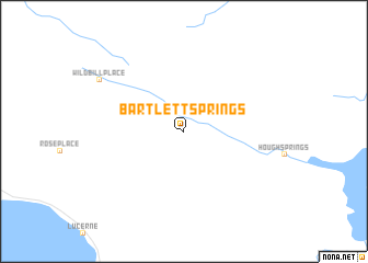 map of Bartlett Springs