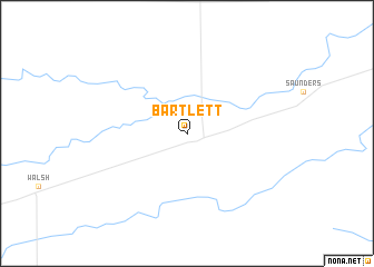 map of Bartlett