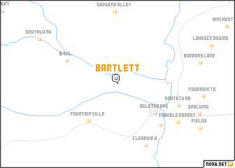 map of Bartlett