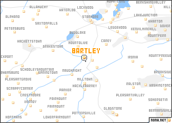 map of Bartley