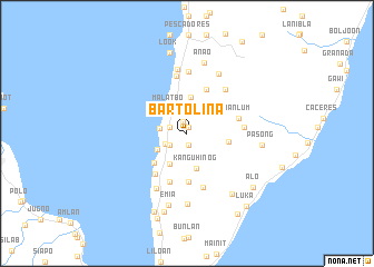 map of Bartolina