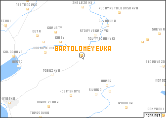 map of Bartolomeyevka