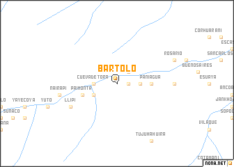 map of Bartolo