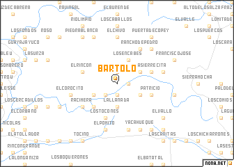 map of Bartolo