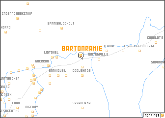 map of Barton Ramie