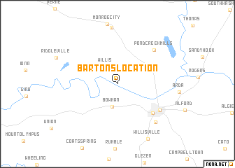 map of Bartons Location