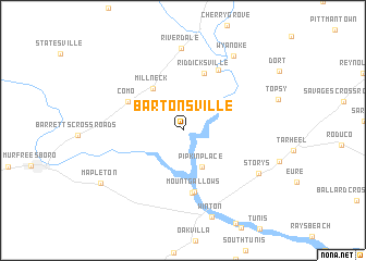 map of Bartonsville