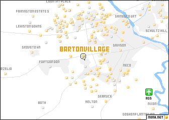 map of Barton Village