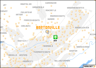 map of Bartonville