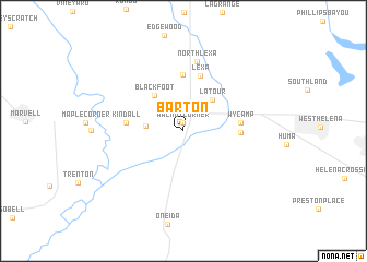 map of Barton