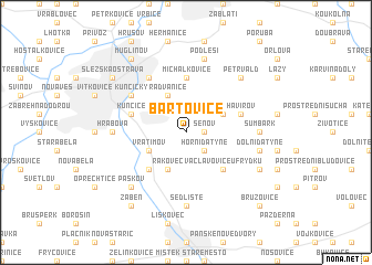 map of Bartovice