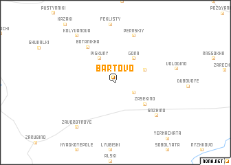 map of Bartovo
