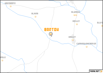 map of Bartow