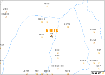 map of Barto