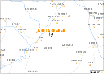 map of Bartsrashen