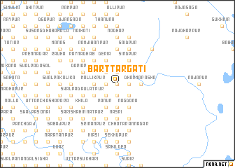 map of Bārttārgāti