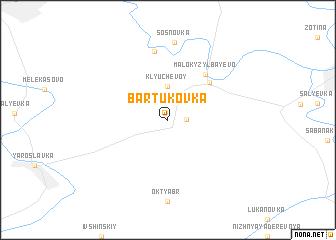 map of Bartukovka