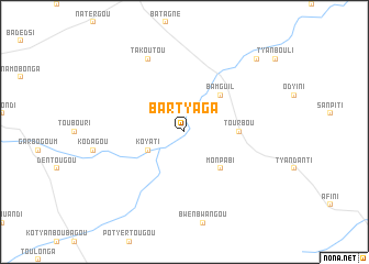 map of Bartyaga