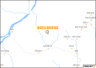 map of Baru Babba