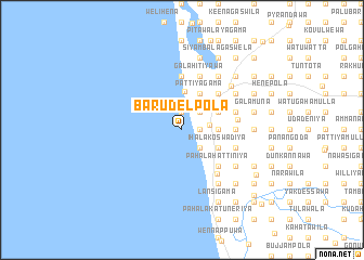 map of Barudelpola