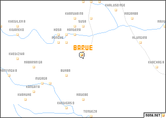 map of Barue