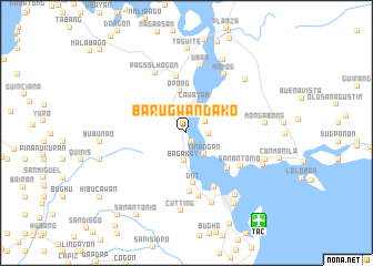 map of Barugwan Dako