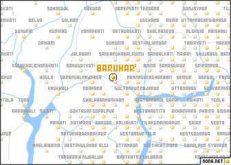 map of Bāruhār