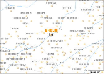 map of Bāruhi