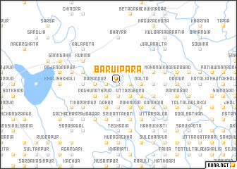 map of Bāruipāra