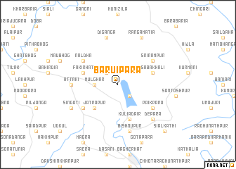 map of Bāruipāra